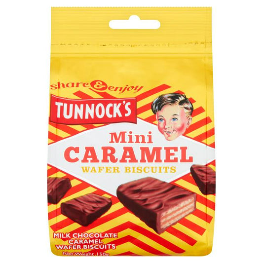 Tunnock's Mini Caramel Wafers - Pouch 150G