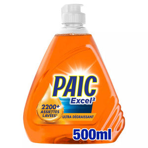 Paic Excel+ Destructeur de Graisse Liquide Vaisselle 500ml