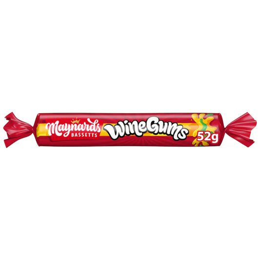 Maynards Wine Gums Roll, 52g