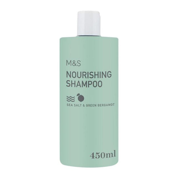 M&S Nourishing Shampoo - Sea Salt & Green Bergamot, 450ml