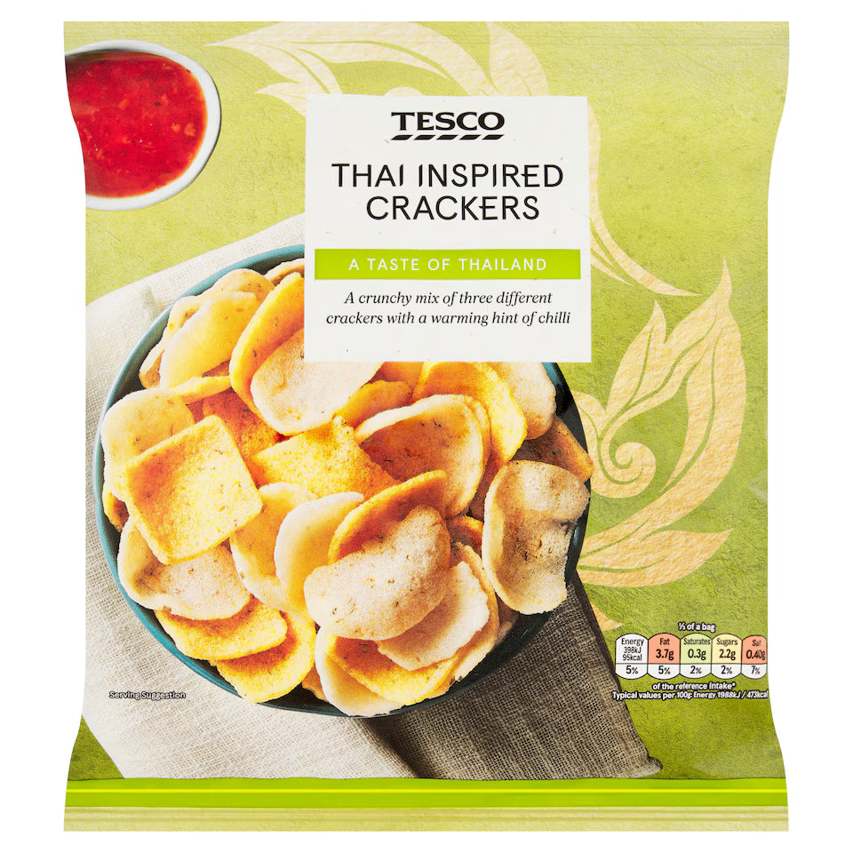 Tesco Thai Inspired Crackers, 60g