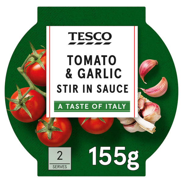 Tesco Tomato & Garlic Stir In Sauce, 155g