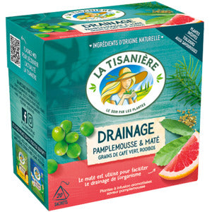 La Tisaniere French Herbal Tea  Drainage et Elimination Grapefruit (x20)