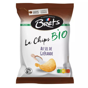 Brets Organic French Guerande Sea Salt Chips /Crisps 100g