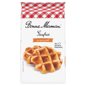 Bonne Maman Gaufres au Beurre et Perles de Sucre (x6) 300g