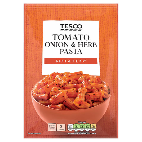 Tesco Tomato Onion & Herb Pasta, 120g
