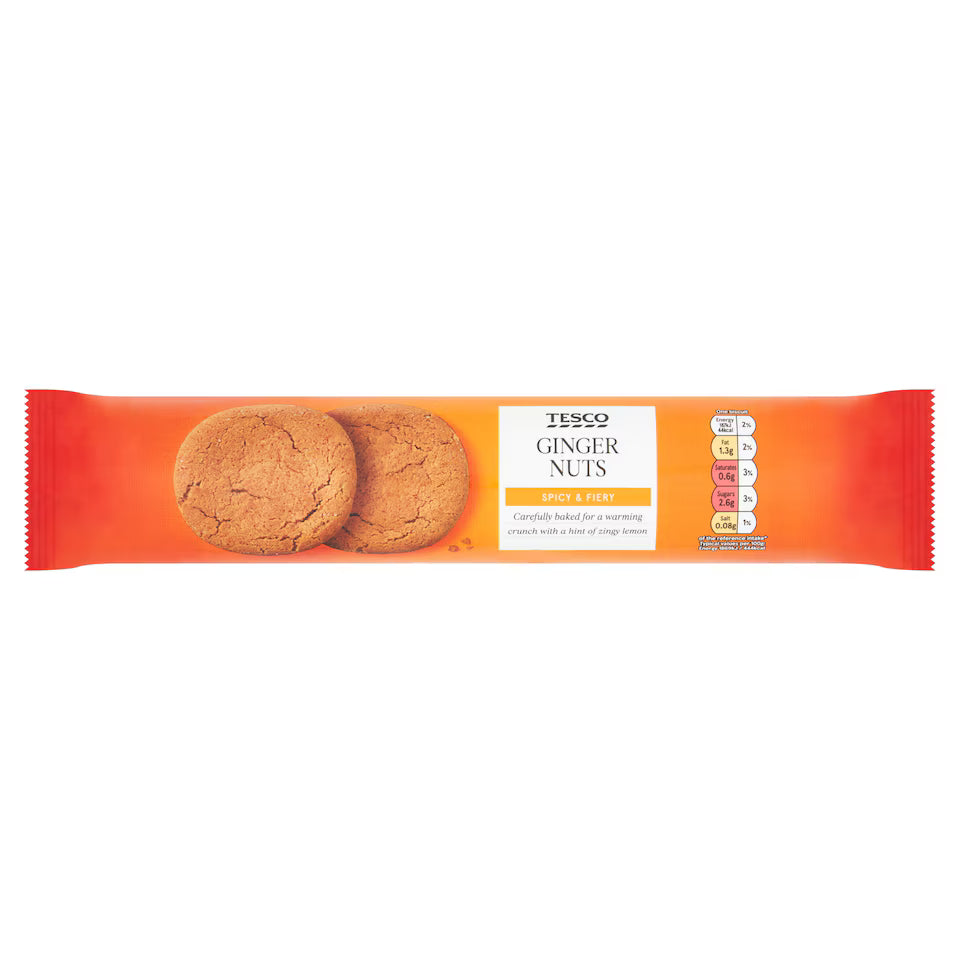 Tesco Ginger Nut Biscuits, 300g