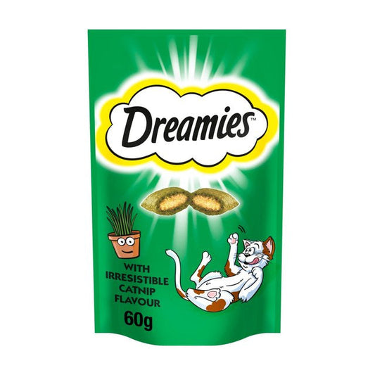 Dreamies Cat Treats with Catnip, 60g