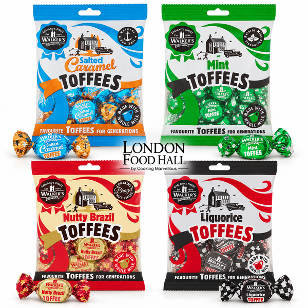 Walker's Nonsuch Toffee Lovers Bundle – Four Bags of Trouble! 4 x 150g (600g)