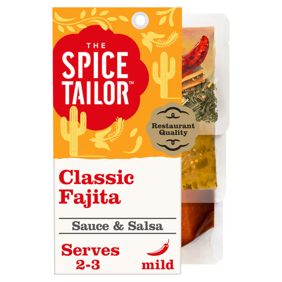 The Spice Tailor Fajita Sauce & Salsa Kit Bundle, 2 Flavours