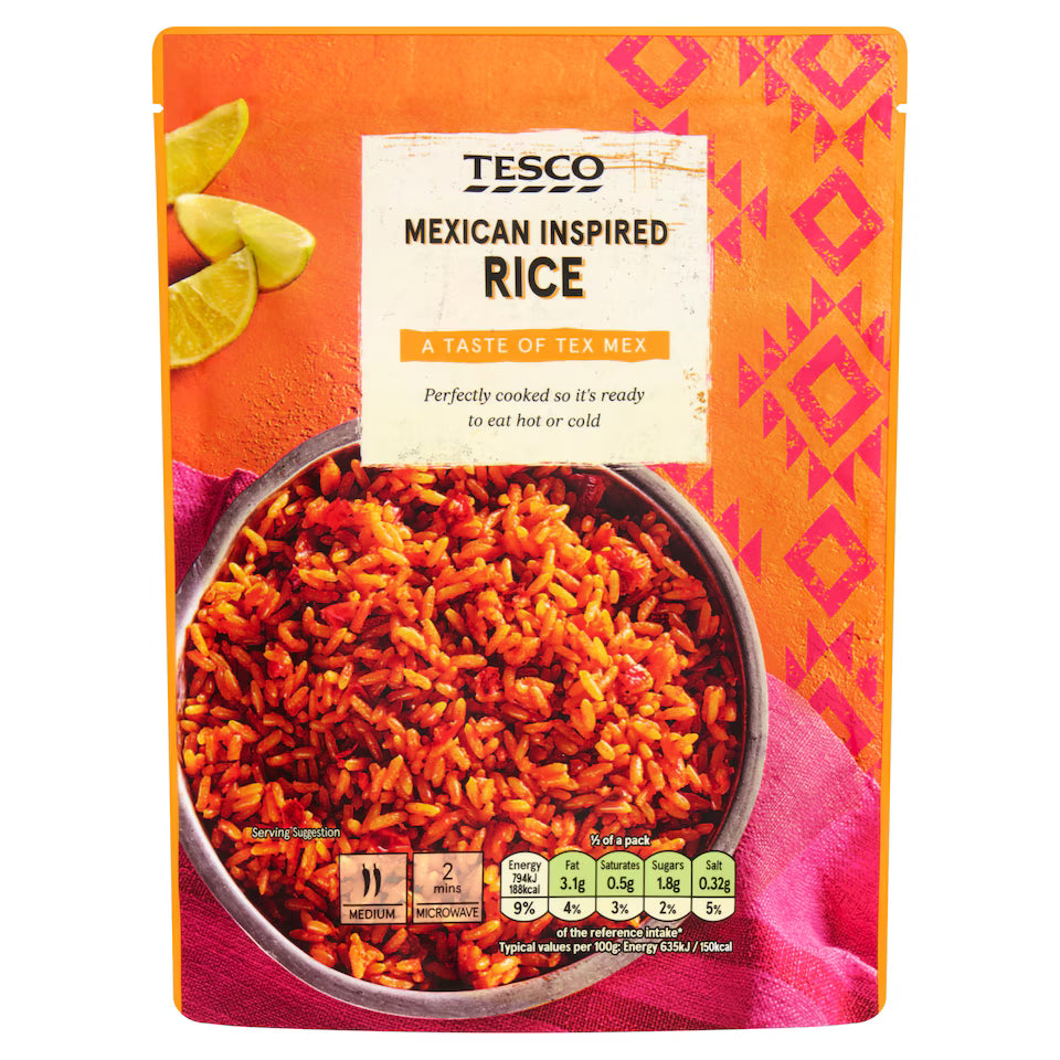 Tesco Mexican Inspired Rice, 250g