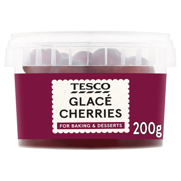 Tesco Glacé Cherries 200g