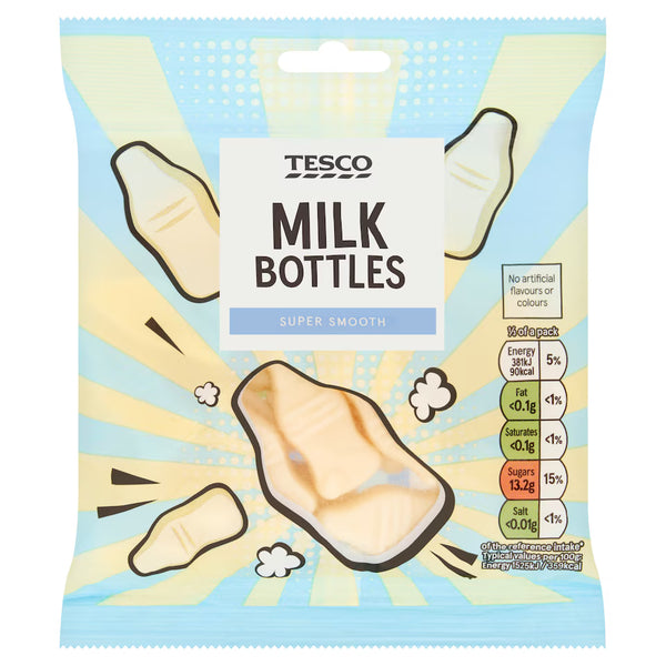 Tesco Milk Bottles, 75g