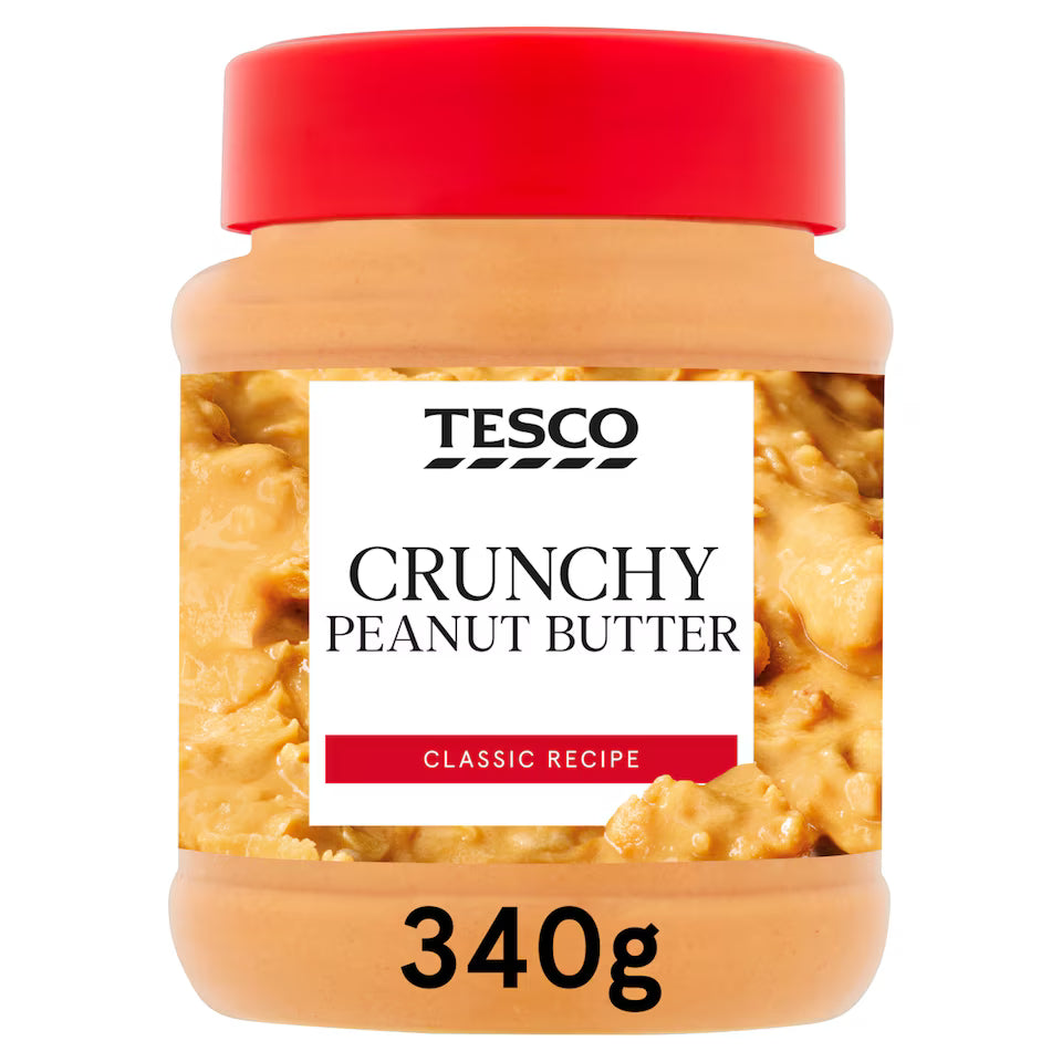 Tesco Crunchy Peanut Butter, 340g