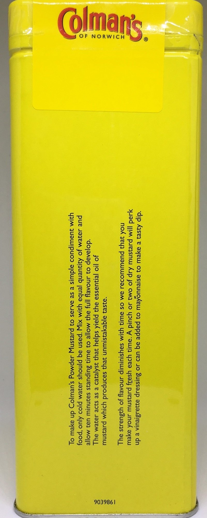Colman England Mustard Powder 454g
