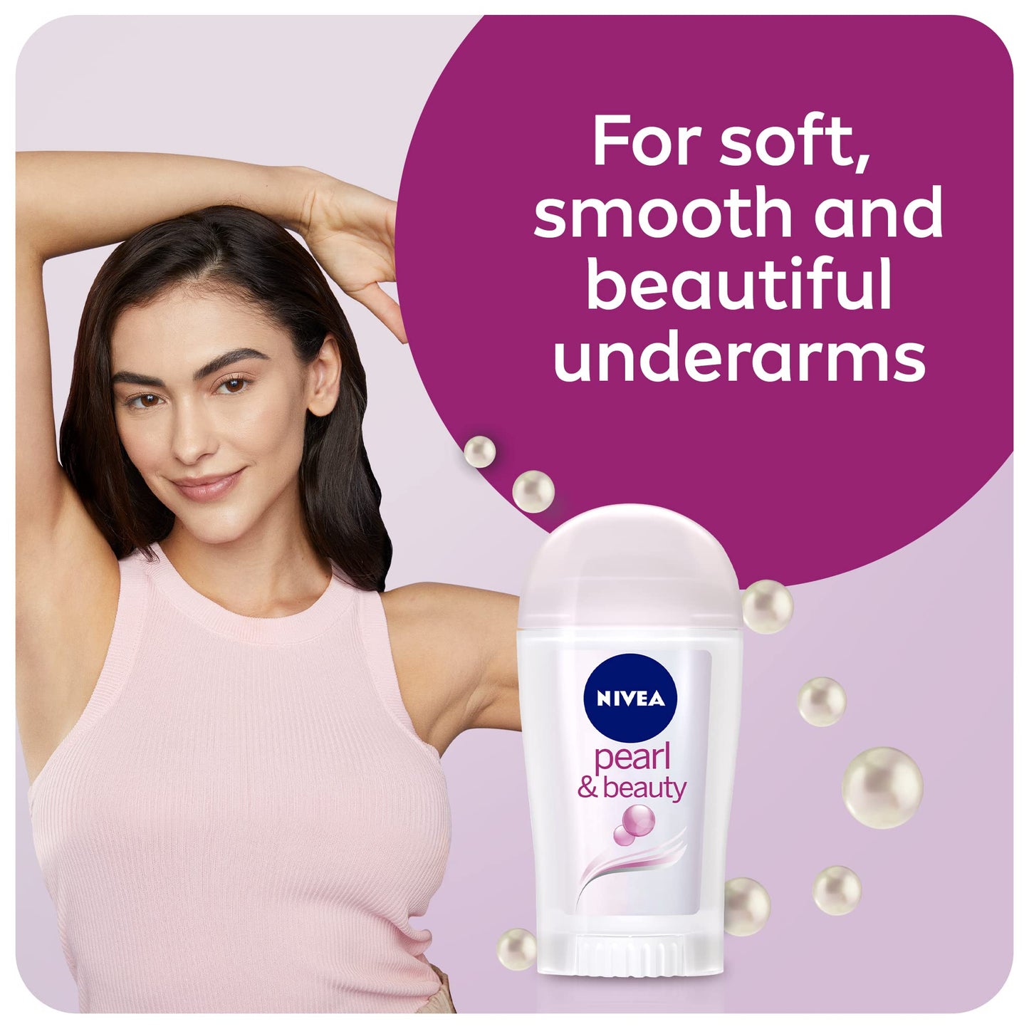 Nivea Pearl & Beauty Anti-Perspirant Stick 48h 40 ml / 1.3 oz