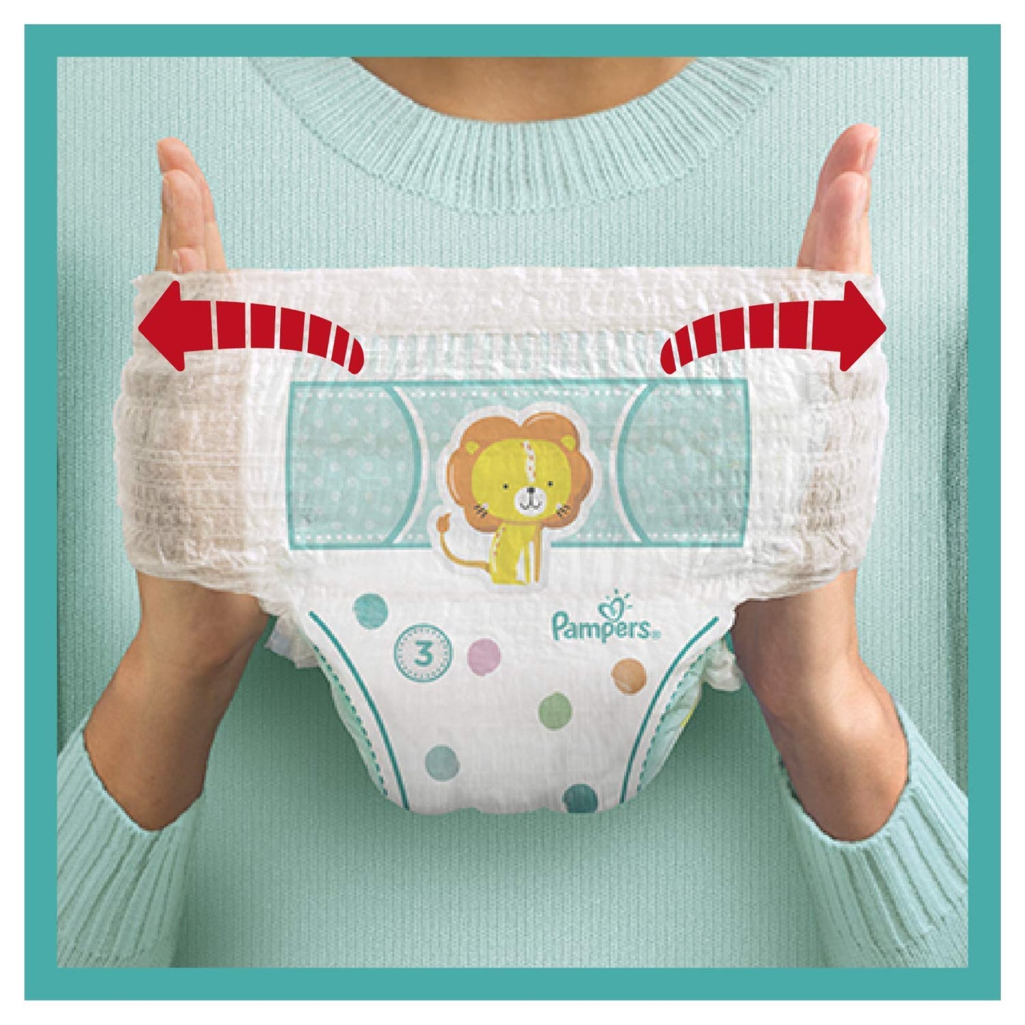 Pampers 81714239 Baby-Dry Pants Nappy Pants White