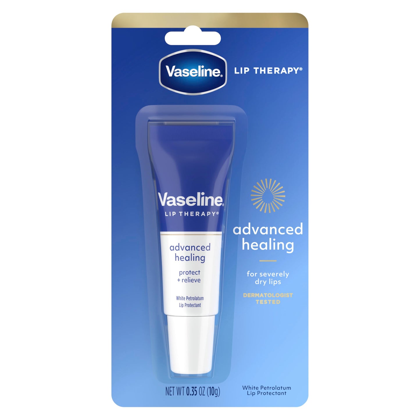 Vaseline Lip Therapy Advance Formula Vaseline 0.35 oz Lip Therapy For Unisex