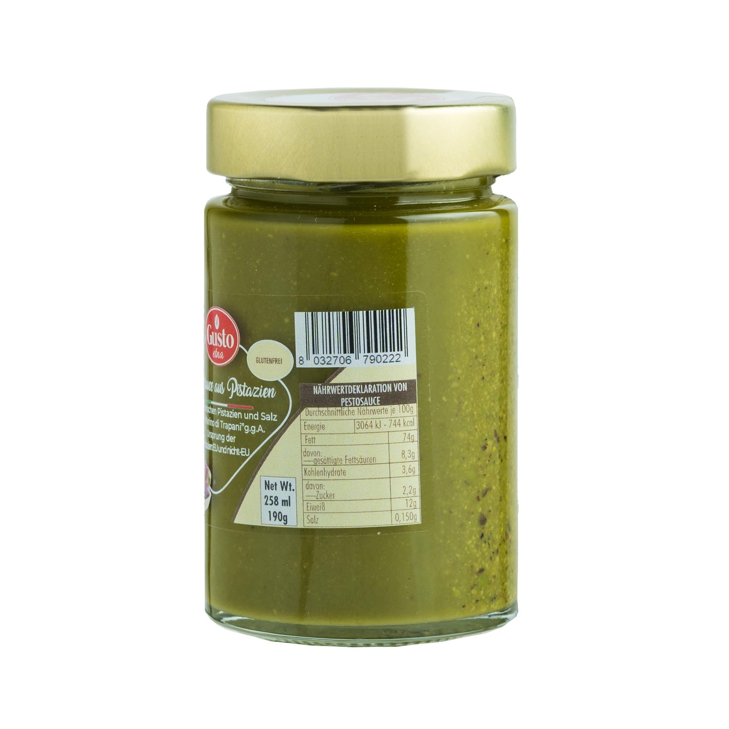 Pistachio Pesto 190g - Pesto di Pistacchi 19g