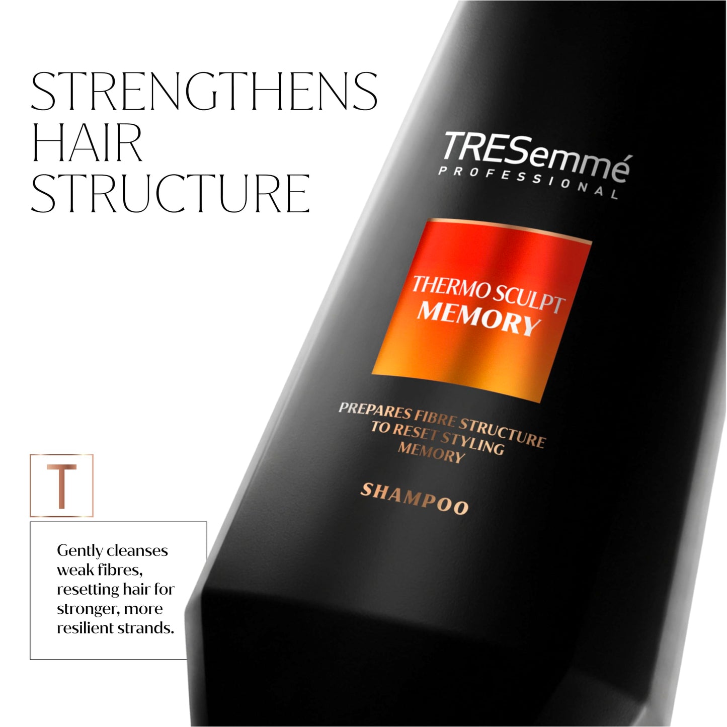 TRESemme Thermo Sculpt Memory Shampoo resilience-building for repairing damaged hair 250 ml