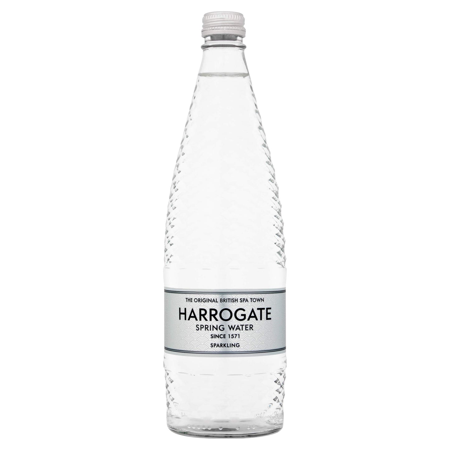 Harrogate Spring Sparkling Water Glass Bottle, 1 x 750 ml
