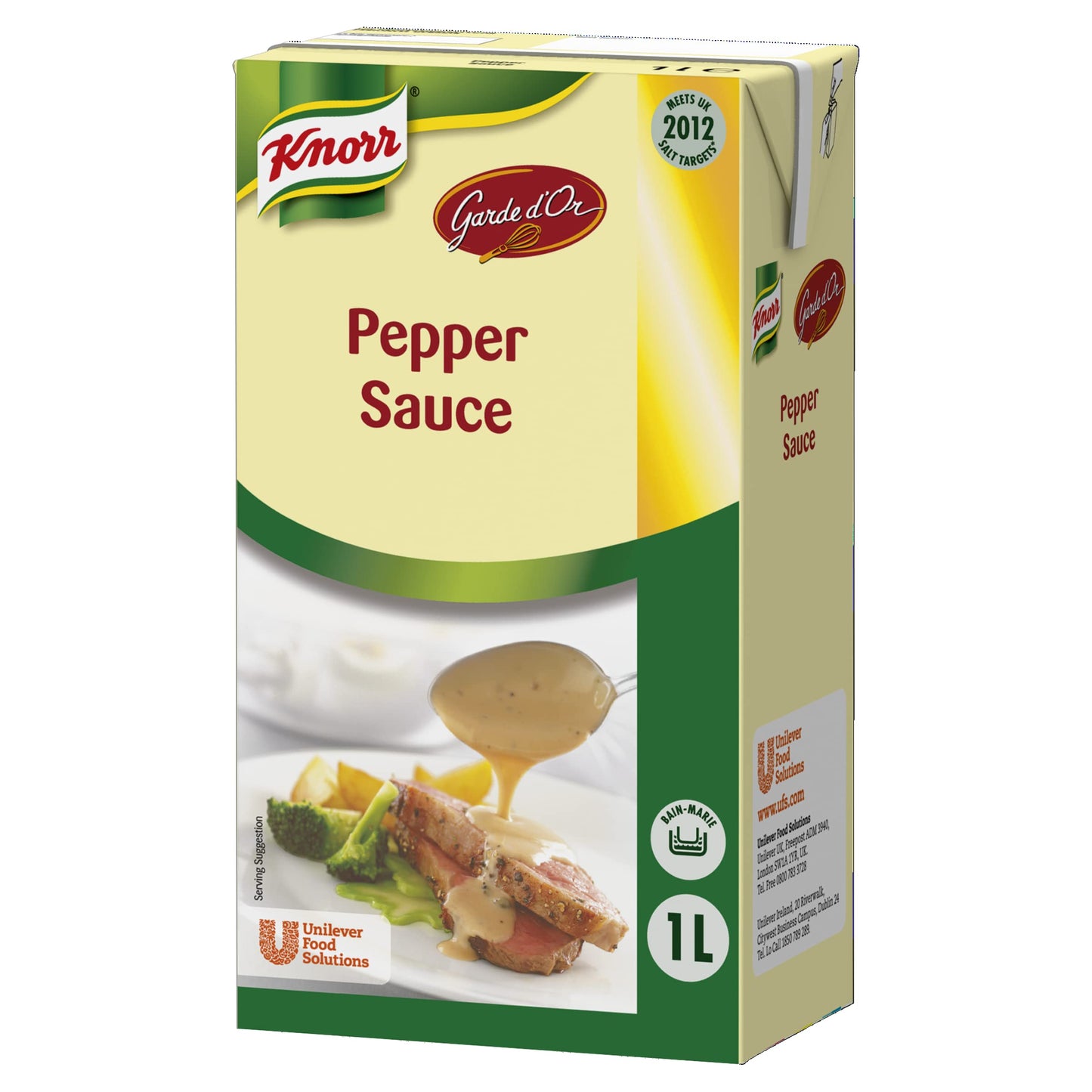 Knorr Garde d'Or Pepper Sauce Ready to Use, 1 Litre