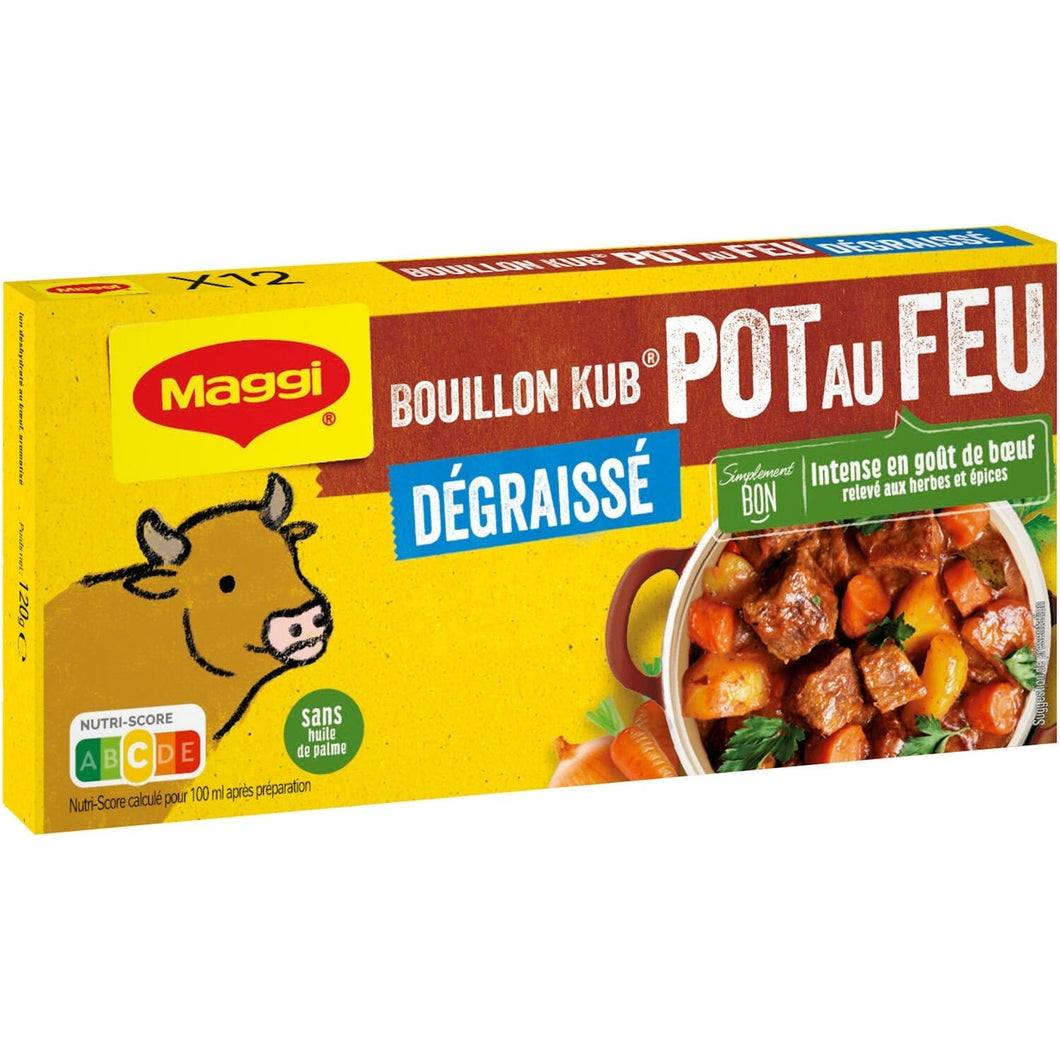 Maggi Kub Bouillon Degreased Pot-au-Fire, 18 tablets