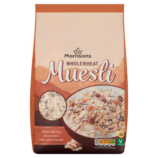 Morrisons Whole Wheat Muesli, 1 Kg