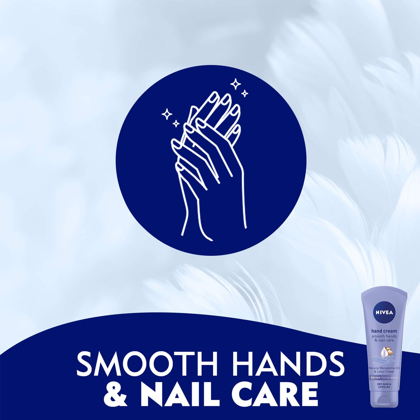 Nivea - Smooth nourishing hand cream macadamia nut oil 100 ml (100041084)