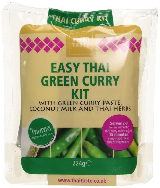Thai Taste Easy Thai Green Curry Kit 224g