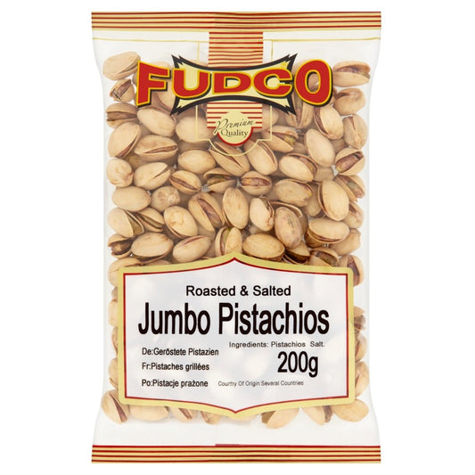 Fudco Roasted and Salted Jumbo Pistachios 200g