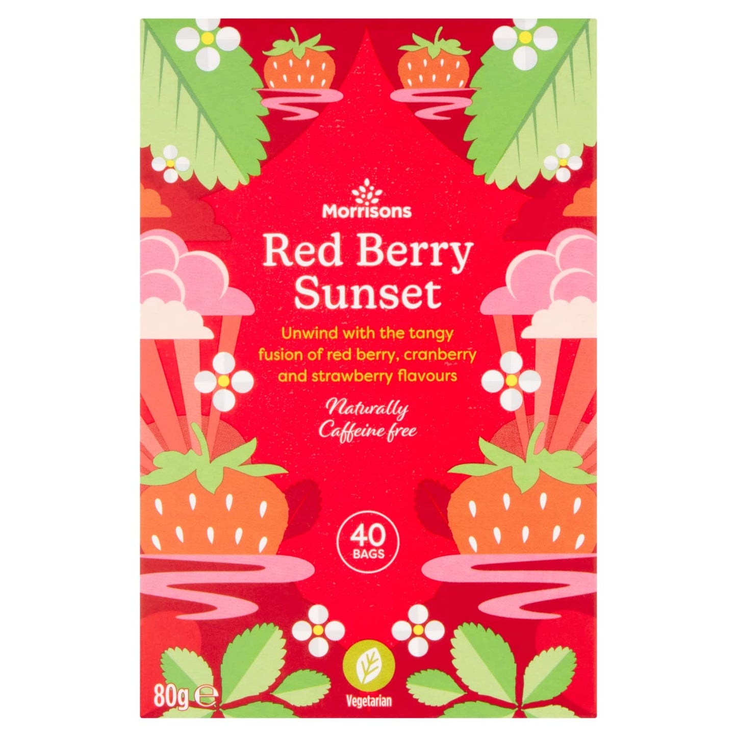 Morrisons Red Berry Blush Bags, 80g