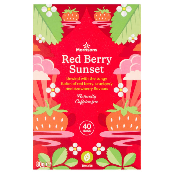 Morrisons Red Berry Blush Bags, 80g