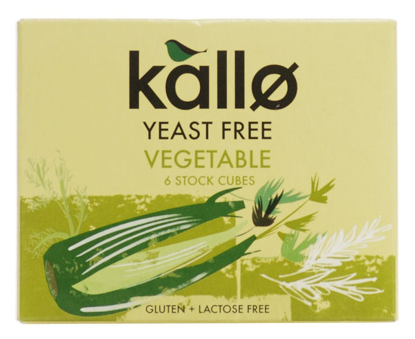 Kallo Yeast Free Vegetable Stock Cubes 6x11g
