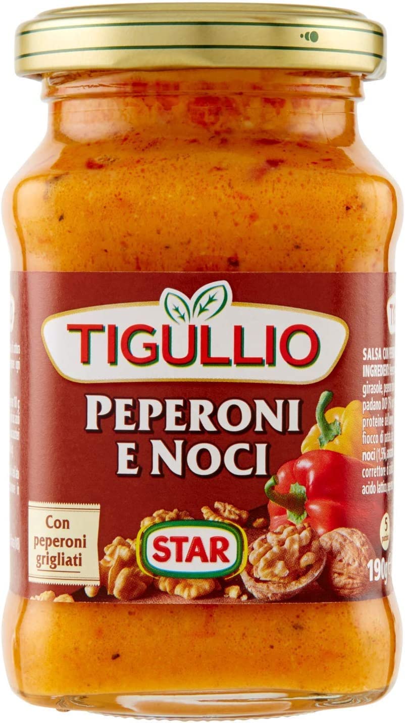 Star Tigullio GranPesto Pesto Peppers, Walnuts & Paprika Pasta Sauce 190g