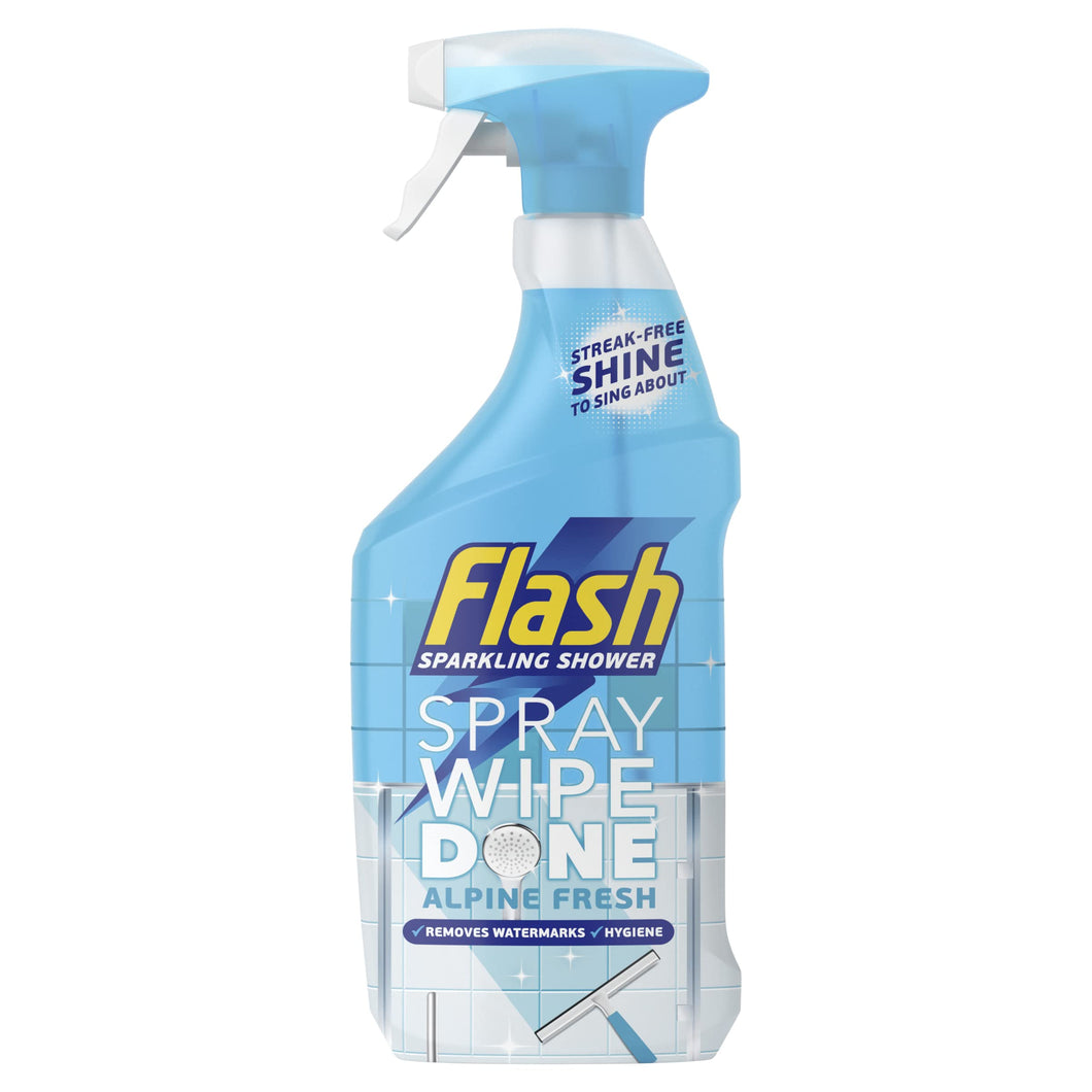 Flash Spray Wipe Done Shower Multi Purpose Cleaning Spray Alpine 800ml