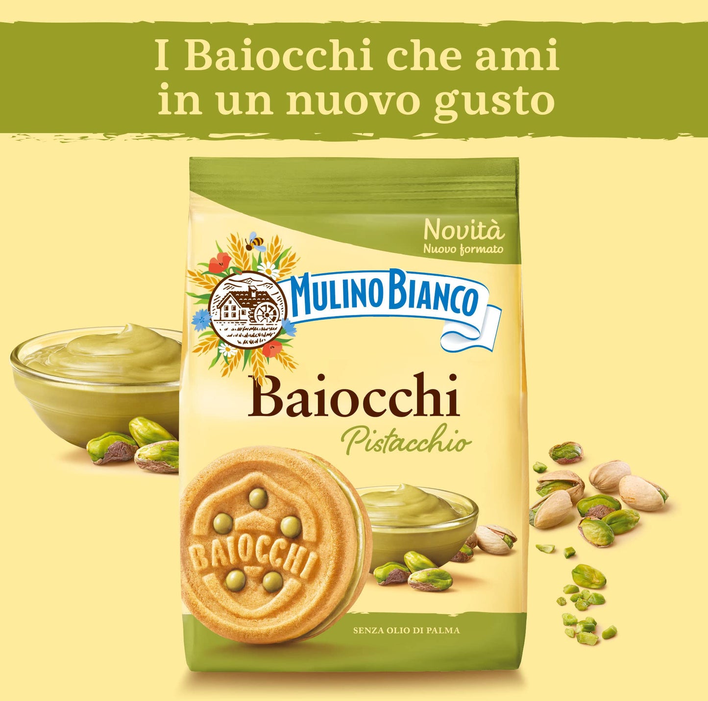 MULINO BIANCO BAIOCCHI PISTACCHIO 240g