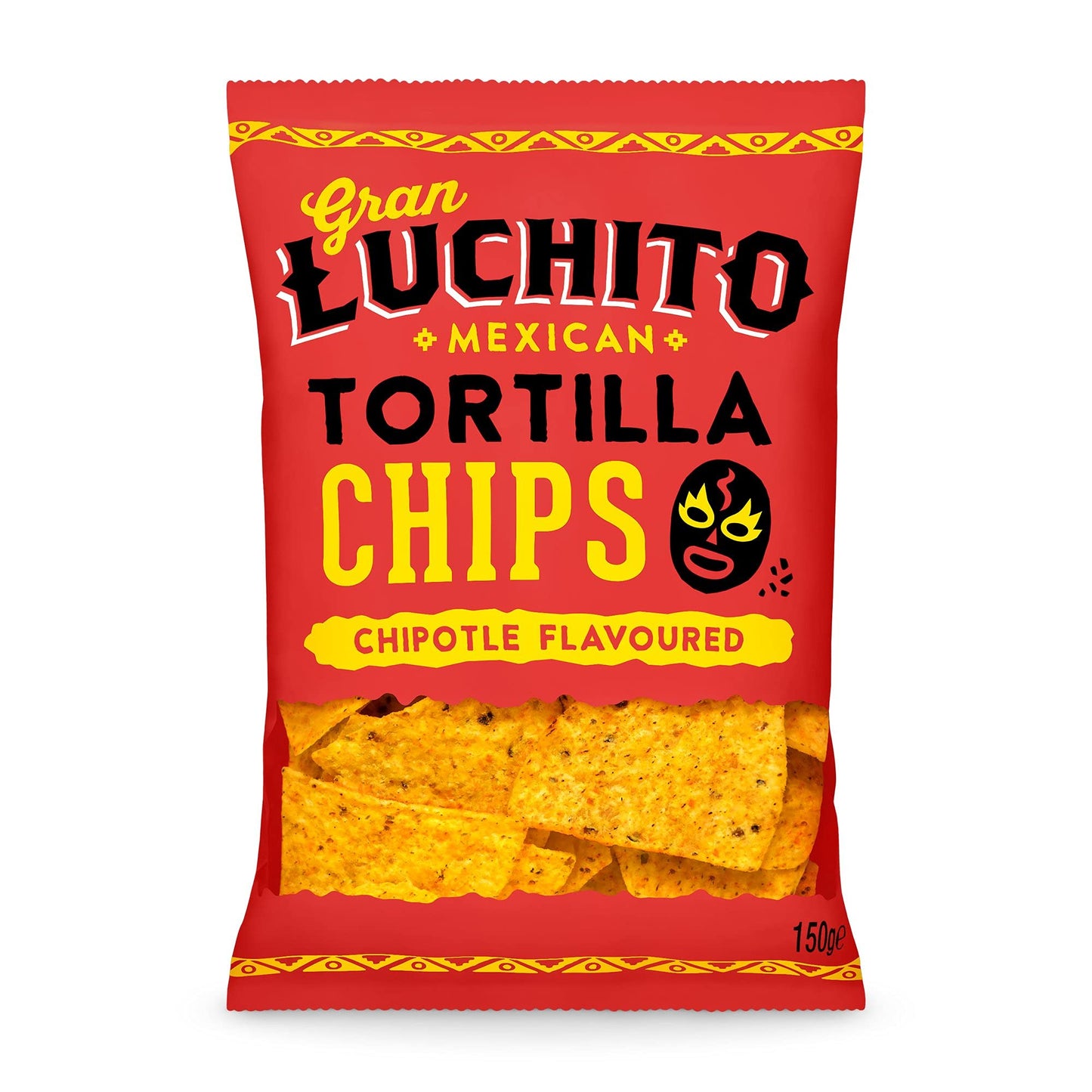 Gran Luchito Mexican Chipotle Flavour Tortilla Chips, 150g