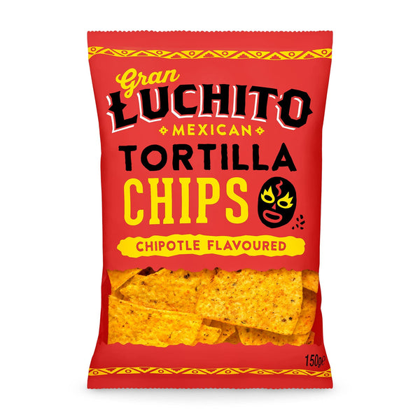 Gran Luchito Mexican Tortilla Chips - Chipotle 150g