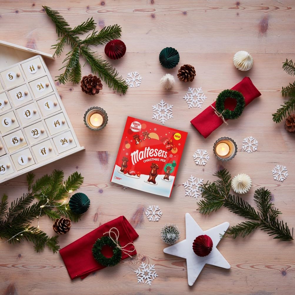Maltesers Milk Chocolate & Gingerbread Christmas Pouch 240g