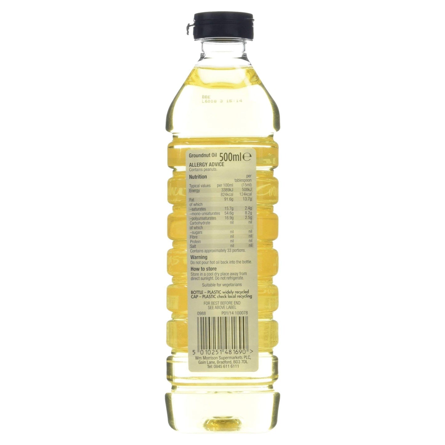 Morrisons Groundnut Oil 500ml