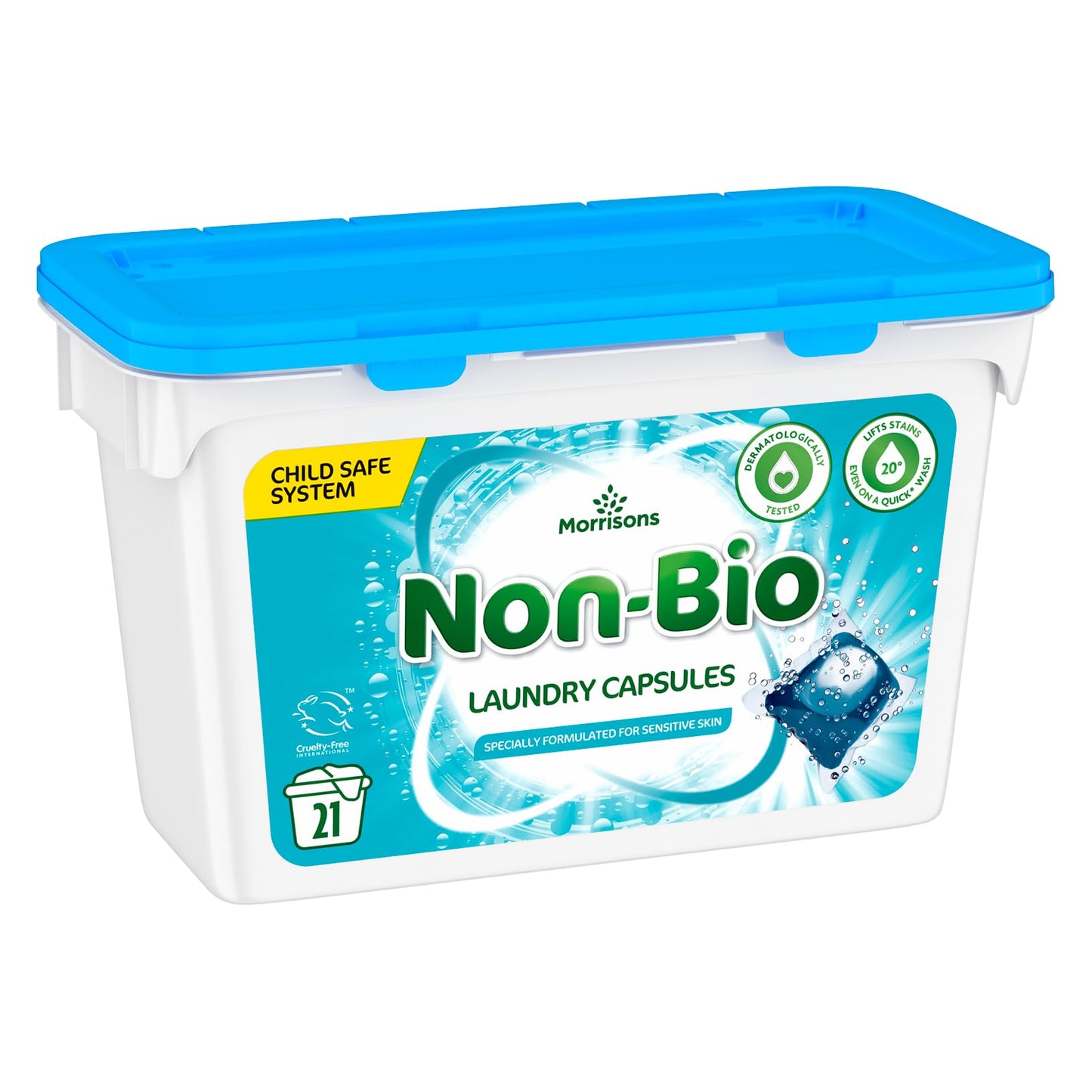 Morrisons Non Bio Laundry Pods, 21pcs