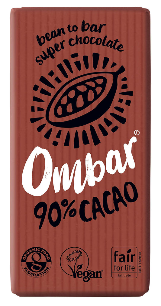 Ombar 90% Raw Chocolate Bar 35g