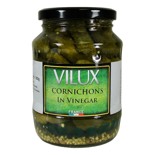 Vilux Gherkins or Cornichons in Vinegar by Vilux