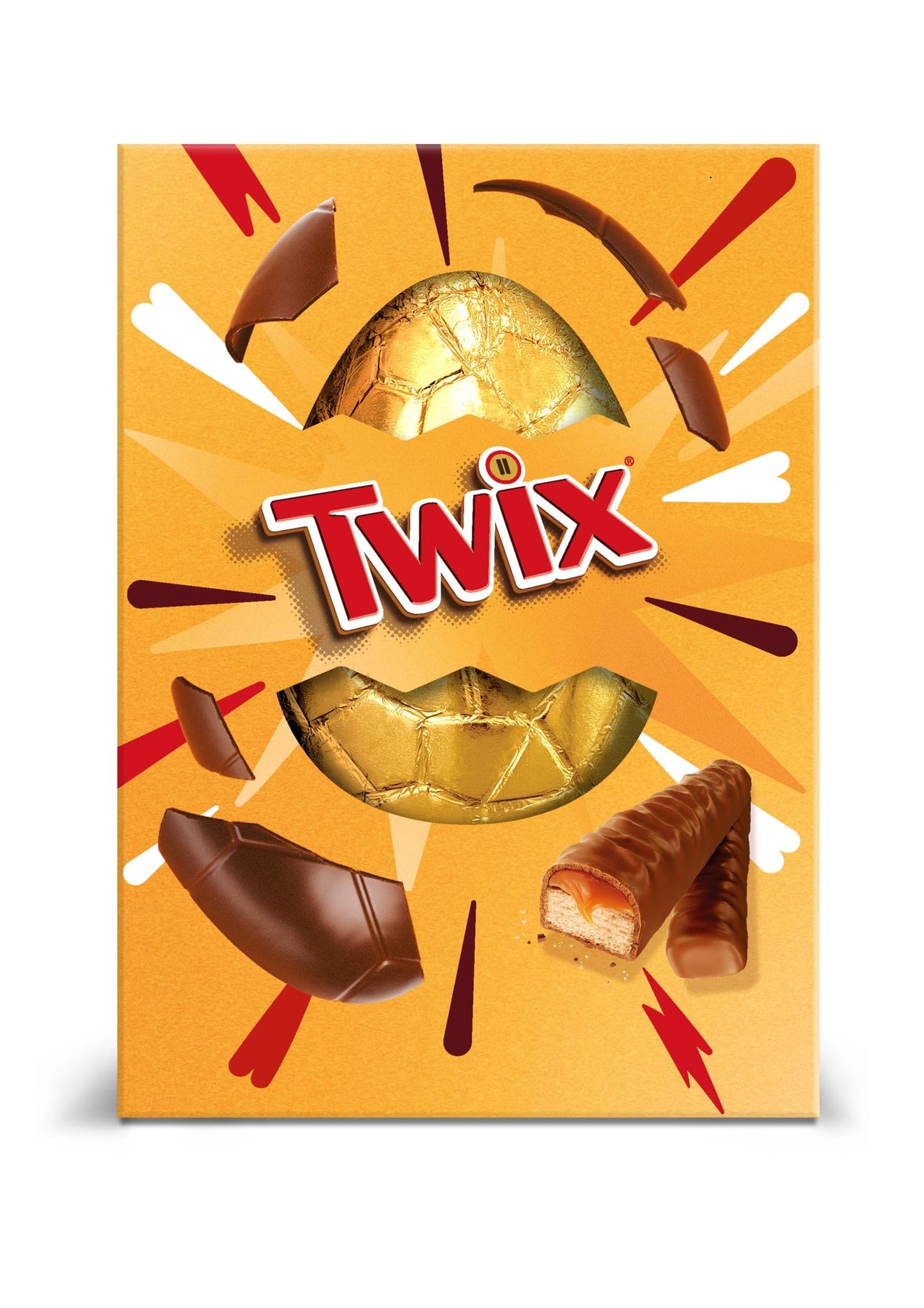 Twix Chocolate & Caramel Biscuits Large Easter Egg 170g
