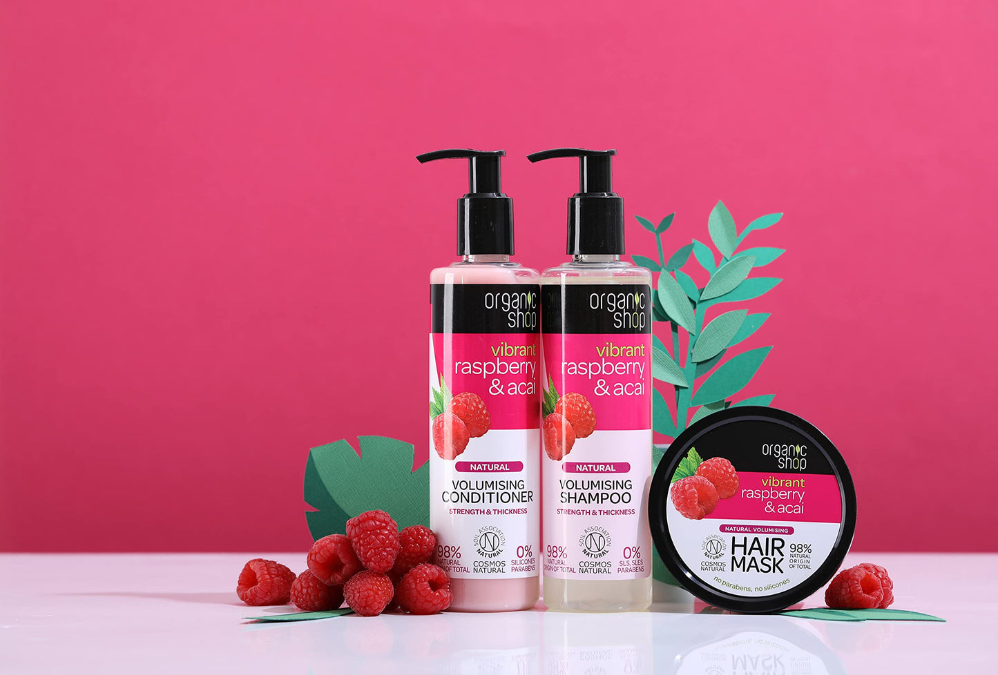 Organic Shop Raspberry & Acai Volumising Hair Mask