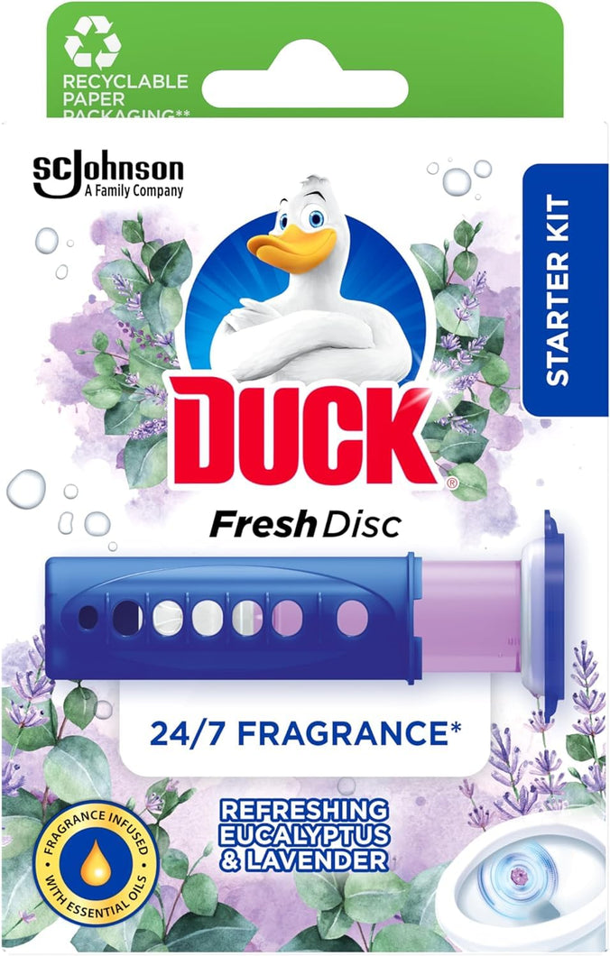 Duck Toilet Fresh Discs Holder Lavender & Eucalyptus