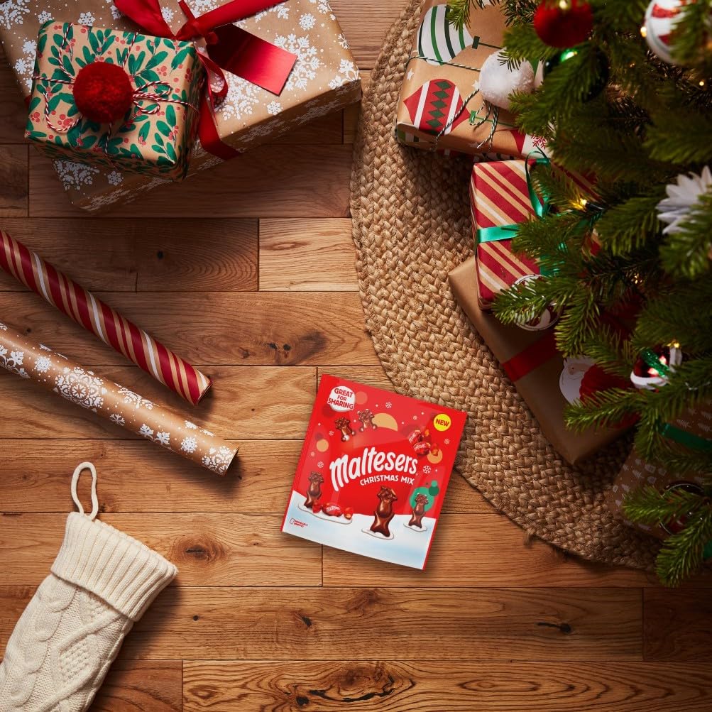 Maltesers Milk Chocolate & Gingerbread Christmas Pouch 240g