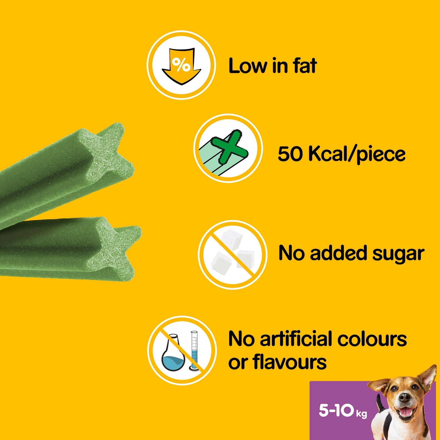 PEDIGREE Dentastix Fresh Daily Dental Chews Small Dog 7 Stick