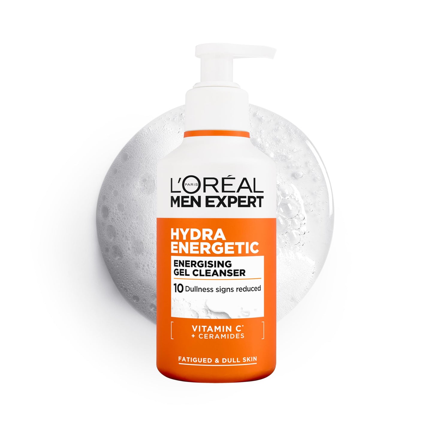 L'Oréal Men Expert Face Wash, Hydra Energetic Hydrating Face Cleanser 260ml